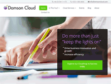 Tablet Screenshot of damsoncloud.com